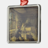 画家のアトリエ（アーティストスタジオ） メタルオーナメント (左)