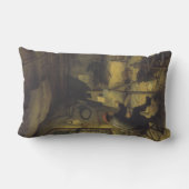 画家のアトリエ（アーティストスタジオ） ランバークッション (裏面)