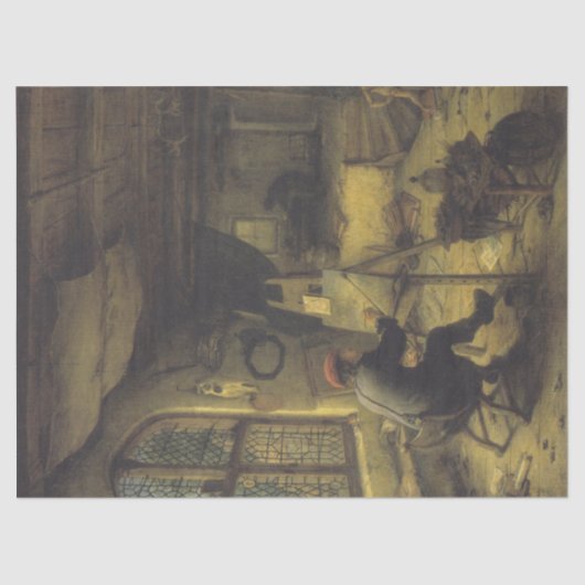 画家のアトリエ（アーティストスタジオ） 薄葉紙 (正面)