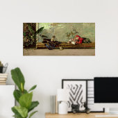 画家のサロンの子ども日本の ポスター (ホームオフィス)