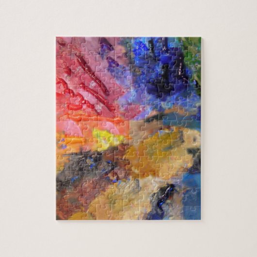 画家のパレッカラフルト絵を描 ジグソーパズル (縦)