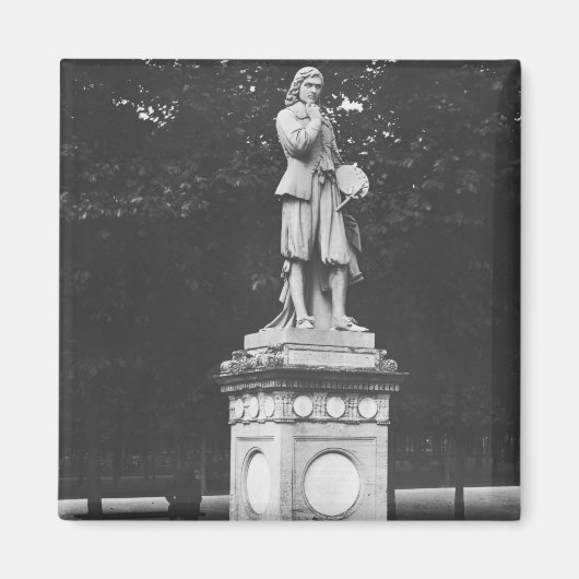 画家のユースタッシュ・ル・スール, 1853 マグネット (正面)