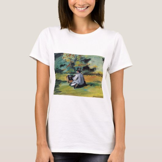 画家の作品 – Paulセザンヌ- c1874 Tシャツ (正面)