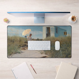 画家の妻と家族キャラバン1911 デスクマット