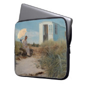 画家の妻と家族キャラバン1911 ラップトップスリーブ (正面左)