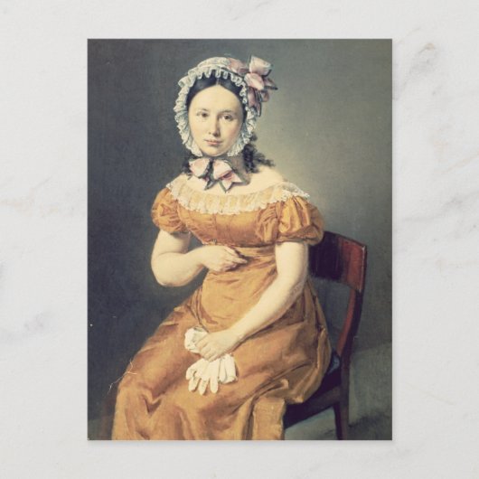 画家の妻カザリン， 1825 ポストカード (正面)