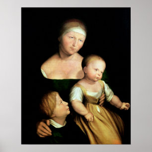 画家の妻子, 1528 ポスター