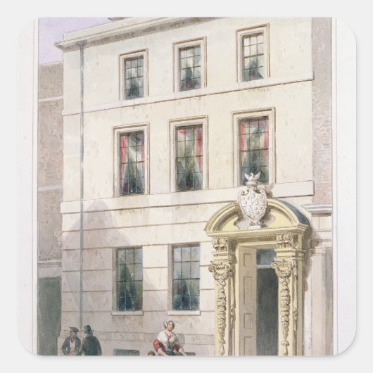 画家の新しい正面のステンラーズホール, 1850 スクエアシール (正面)