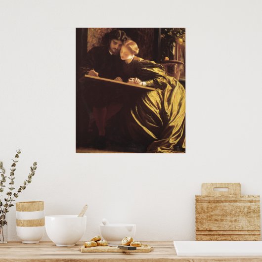 画家の新婚旅行 ポスター (キッチン)