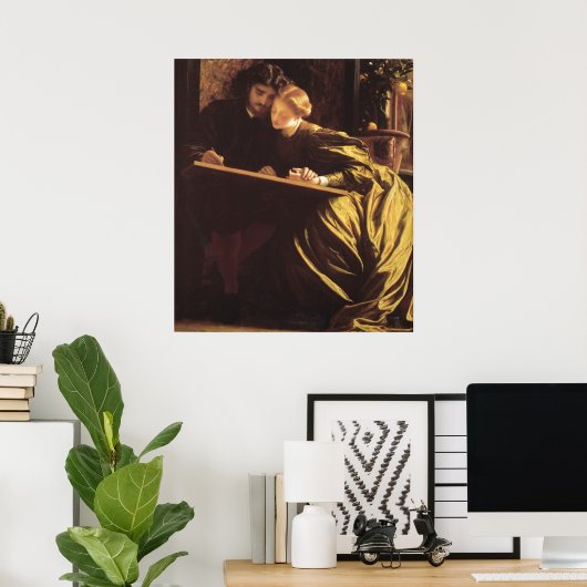 画家の新婚旅行 ポスター (ホームオフィス)