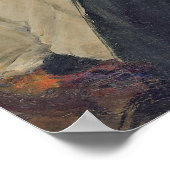 画家の母と妹のポートレート ポスター (角)