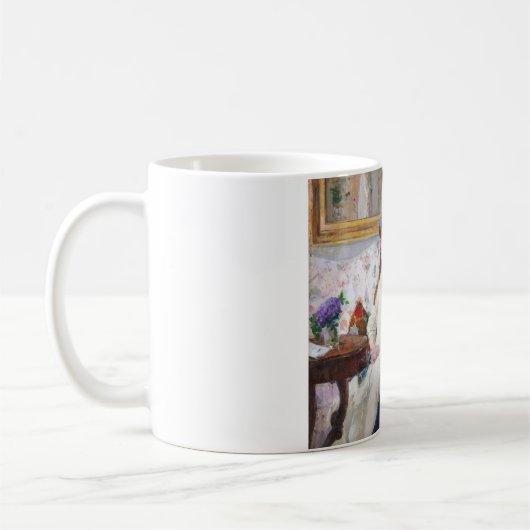 画家の母と妹ベルテ・モリソ コーヒーマグカップ (左)