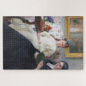 画家の母と妹ベルテ・モリソ ジグソーパズル (横)