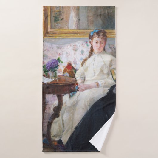 画家の母と妹ベルテ・モリソ バスタオル (バスタオル)