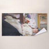 画家の母と妹ベルテ・モリソ バスタオル (バスタオル)