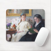 画家の母と妹ベルテ・モリソ マウスパッド (マウス)