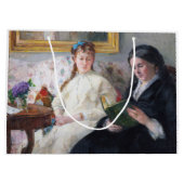 画家の母と妹ベルテ・モリソ ラージペーパーバッグ (裏面)