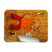 画家の猫マグネット マグネット (横)