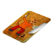 画家の猫マグネット マグネット (左側)