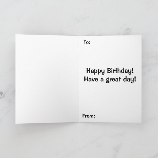 画家の猫 カード (内部)