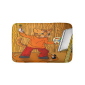 画家の猫 バスマット (正面)