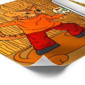 画家の猫 ポスター (角)