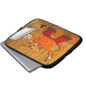 画家の猫 ラップトップスリーブ (正面下部)