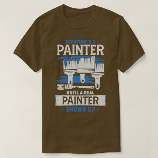 画家の職業に就く商業的贈り物 Tシャツ (デザイン正面)