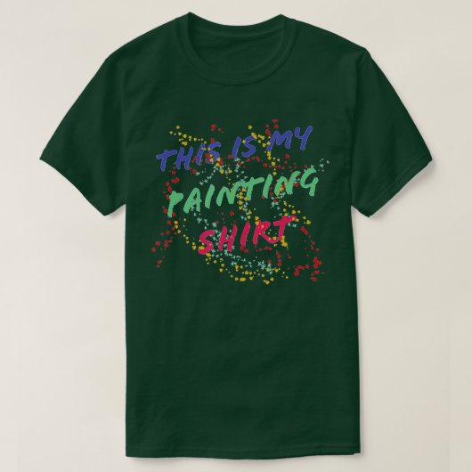 画家の芸術的場合 Tシャツ (デザイン正面)