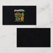 画家はパイナップルのようです 名刺 (正面/裏面)