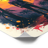 画家は彼の作品に驚絵を描いた ポスター (角)