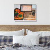 画家へのミニチュアのオマージュK7 1986混合メディアC キャンバスプリント (インサイチュ (寝室))