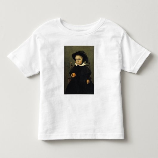 画家アドルフィの子どもの落書き トドラーTシャツ (正面)