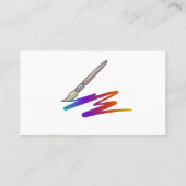 画家アーティスト名刺 名刺 (裏面)