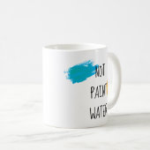 画家アーティストNot Water絵を描 Coffeeおもしろい Mug コーヒーマグカップ (正面右)