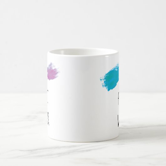 画家アーティストNot Water絵を描 Coffeeおもしろい Mug コーヒーマグカップ (中央)