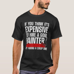 画家カッコいい女男性へ画家絵師絵を描師 Tシャツ