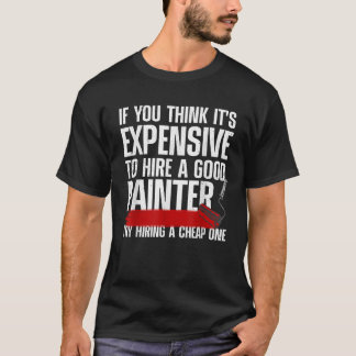 画家カッコいい女男性へ画家絵師絵を描師 Tシャツ