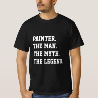 画家ザ・マン神話ザ・レジェンドTシャツ Tシャツ