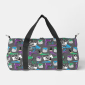 画家デコレーターのトレードマンパターン（の模様が）あるモノグラム ダッフルバッグ (正面)