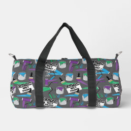 画家デコレーターのトレードマンパターン（の模様が）あるモノグラム ダッフルバッグ