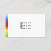 画家兼職絵を描名刺 名刺 (裏面)