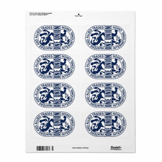 画家国際的同盟 ラベル (フルシート)