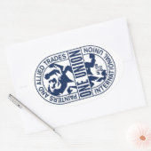 画家国際的同盟 楕円形シール (封筒)