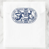 画家国際的同盟 楕円形シール (バッグ)