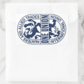 画家国際的同盟 長方形シール (バッグ)