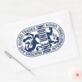 画家国際的同盟 長方形シール (封筒)