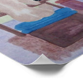 画家絵を描のポスター ポスター (角)