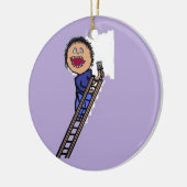 画家絵を描の壁 セラミックオーナメント (左)