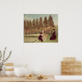 画家絵画の妻、1900年~05年 ポスター (キッチン)